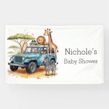 Safari Adventure Boy Baby Shower
