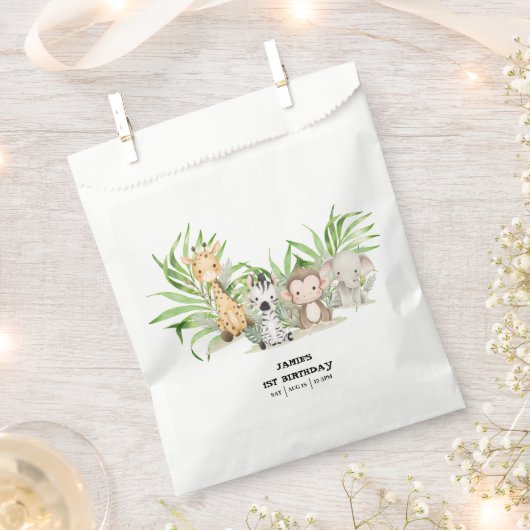 Safari Adventure Geschenktütchen (Ausgeschnitten)