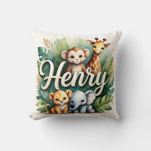 Safari Adventure Henry Throw Pillow Kissen