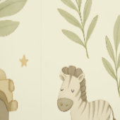 Safari Adventure Kinderzimmer Wallpaper Neutraler Tapete (Naht)