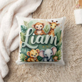 Safari Adventure Liam Throw Pillow Kissen (Decke)
