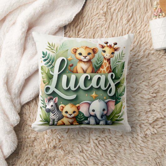 Safari Adventure Lucas Throw Kissen (Decke)