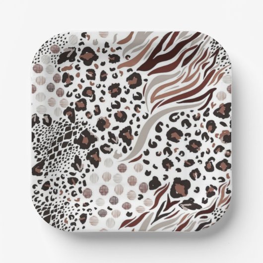 Safari Adventure Paper Plate Pappteller (Vorderseite)