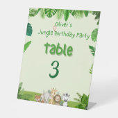 Safari Adventure Table Sign Sockelschild (Vorderseite)