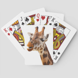 Safari Africa Jungle Giraffe Spielkarten