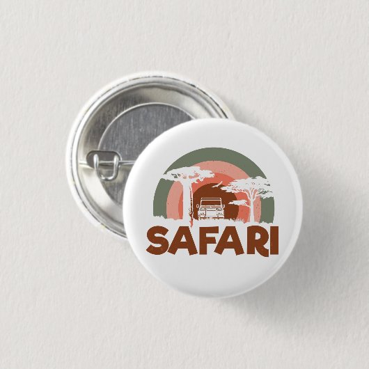Safari Africa Theme Button (Vorne & Hinten)
