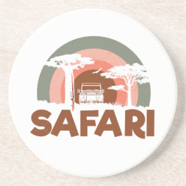 Safari Africa Theme Getränkeuntersetzer