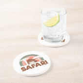 Safari Africa Theme Getränkeuntersetzer (Seite)