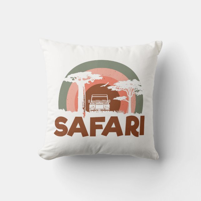 Safari Africa Theme Kissen (Vorderseite)