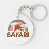 Safari Africa Theme Schlüsselanhänger (Rückseite)
