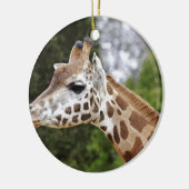 Safari-Afrika-Modchic-noble Schicksals-Giraffe Keramikornament (Links)