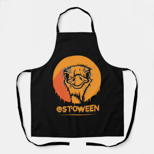 Safari Afrika Serengeti Wildtiere Halloween Strauß Schürze