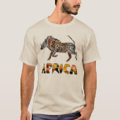 Safari-Afrikaner Warthog T-Shirt (Vorderseite)
