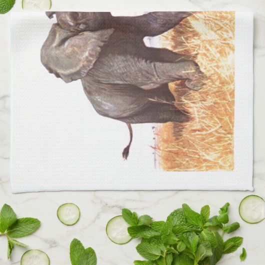 Safari-afrikanische Geschirrtuch (Gefaltet)