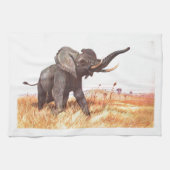 Safari-afrikanische Geschirrtuch (Horizontal)