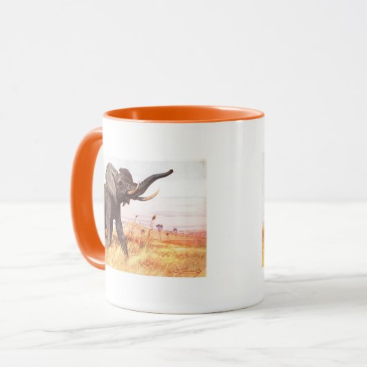 Safari-afrikanische Tasse (Vorderseite Links)
