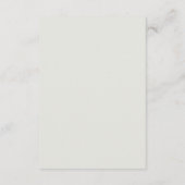 Safari Animal Aquarell Babyduschkarte Begleitkarte (Rückseite)