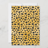 Safari Animal Birthday Danke Karte (Rückseite)