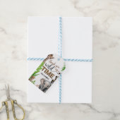 Safari Animal Birthday Leopard Print Party Geschenkanhänger (Mit Garn)