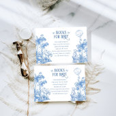 Safari Animal Blue Toile Baby Boy Duschbücher Begleitkarte