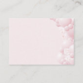 Safari animal Boho Baby Girl Duschbücher Begleitkarte (Rückseite)