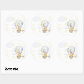 Safari Animal Hot Air Ballon Sticker (Blatt)