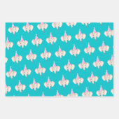 Safari Animal Party Birthday Wrapping Paper Geschenkpapier Set (Vorderseite)