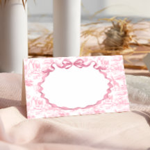 Safari Animal Pink Toile de Jouy Baby Dusche