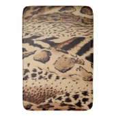 Safari Animal Print Bath Mat Badematte (Vorderseite Vertikal)