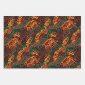 Safari Animal Print Collection Geschenkpapier Set (Vorderseite 3)