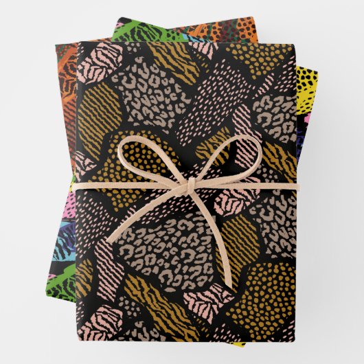 Safari Animal Print Collection Geschenkpapier Set (Beispiel)