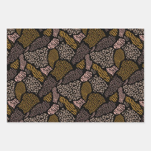 Safari Animal Print Collection Geschenkpapier Set (Vorderseite)