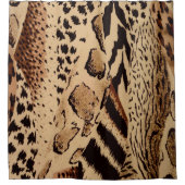 Safari Animal Print Dusche Vorhang (Vorderseite)