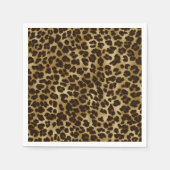 Safari Animal Print Leopard Cheetah Napkins Serviette (Vorderseite)