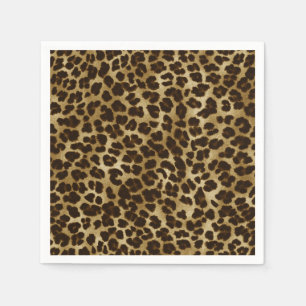 Safari Animal Print Leopard Cheetah Napkins Serviette