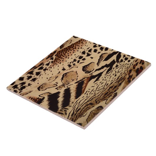 Safari Animal Print Tile Fliese (Seite)