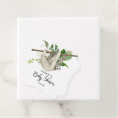 Safari Animal Sloth Baby Dusche Vielen Dank Geschenkanhänger (Beispiel)