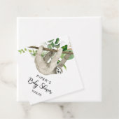 Safari Animal Sloth Baby Dusche Vielen Dank Geschenkanhänger (Beispiel)