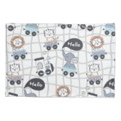 Safari Animal Train Kissenbezug (Rückseite)