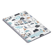 Safari Animal Train Parade Custom Notebook Notizblock (Rechte Seite)