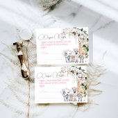 Safari Animal Tropical Blume Diaper Kinderdusche Begleitkarte