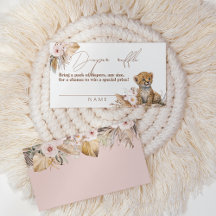 Safari Animal Tropical Floral Girl Diaper