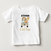 Safari Animal Wild Ein Geburtstag Shirt