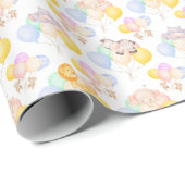 Safari Animal Wrapping Paper Geschenkpapier (Rolleneckpunkt)