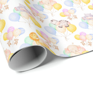 Safari Animal Wrapping Paper Geschenkpapier