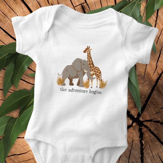 Safari Animals Adventure Baby Strampler