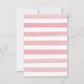 Safari Animals Baby Dusche Danke Cards Girl (Rückseite)