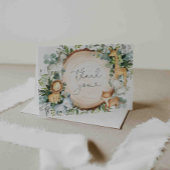 Safari Animals Baby Dusche Danke Karte