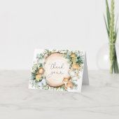 Safari Animals Baby Dusche Danke Karte (Vorderseite)