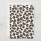 Safari Animals Baby Dusche Dankeskarte (Rückseite)